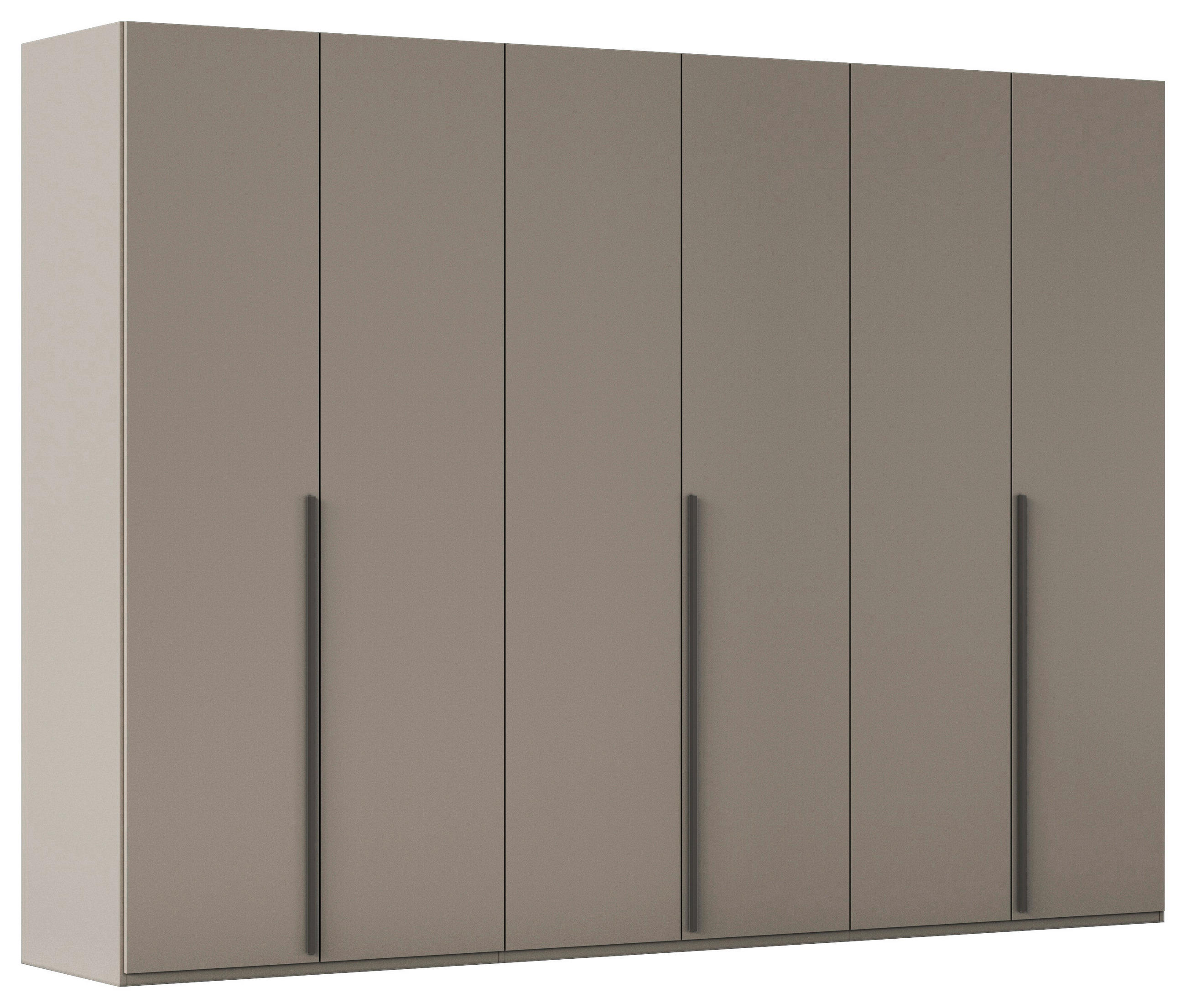 DREHTÜRENSCHRANK 301/223/60 cm 6-türig Fango  - Fango/Graphitfarben, Design, Holzwerkstoff/Metall (301/223/60cm) - home24