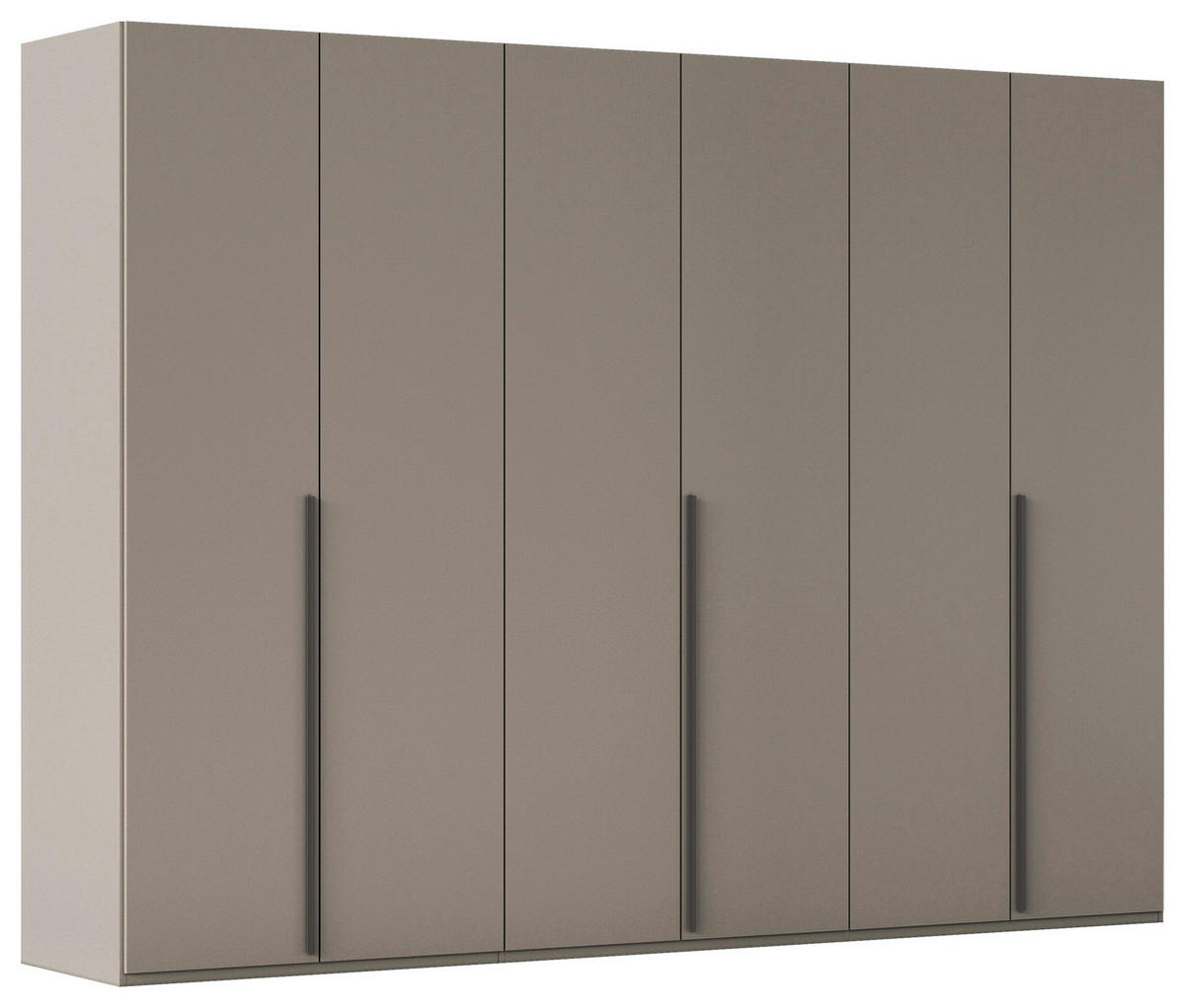 DREHTÜRENSCHRANK 301/223/60 cm 6-türig Fango  - Fango/Graphitfarben, Design, Holzwerkstoff/Metall (301/223/60cm) - home24