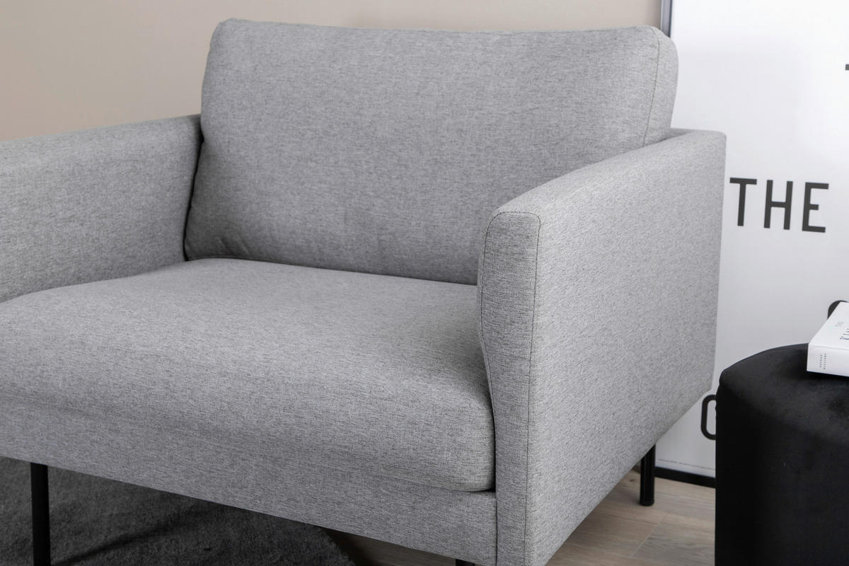 SESSEL in  - Design, Textil/Metall (95/80/84cm) - Livetastic