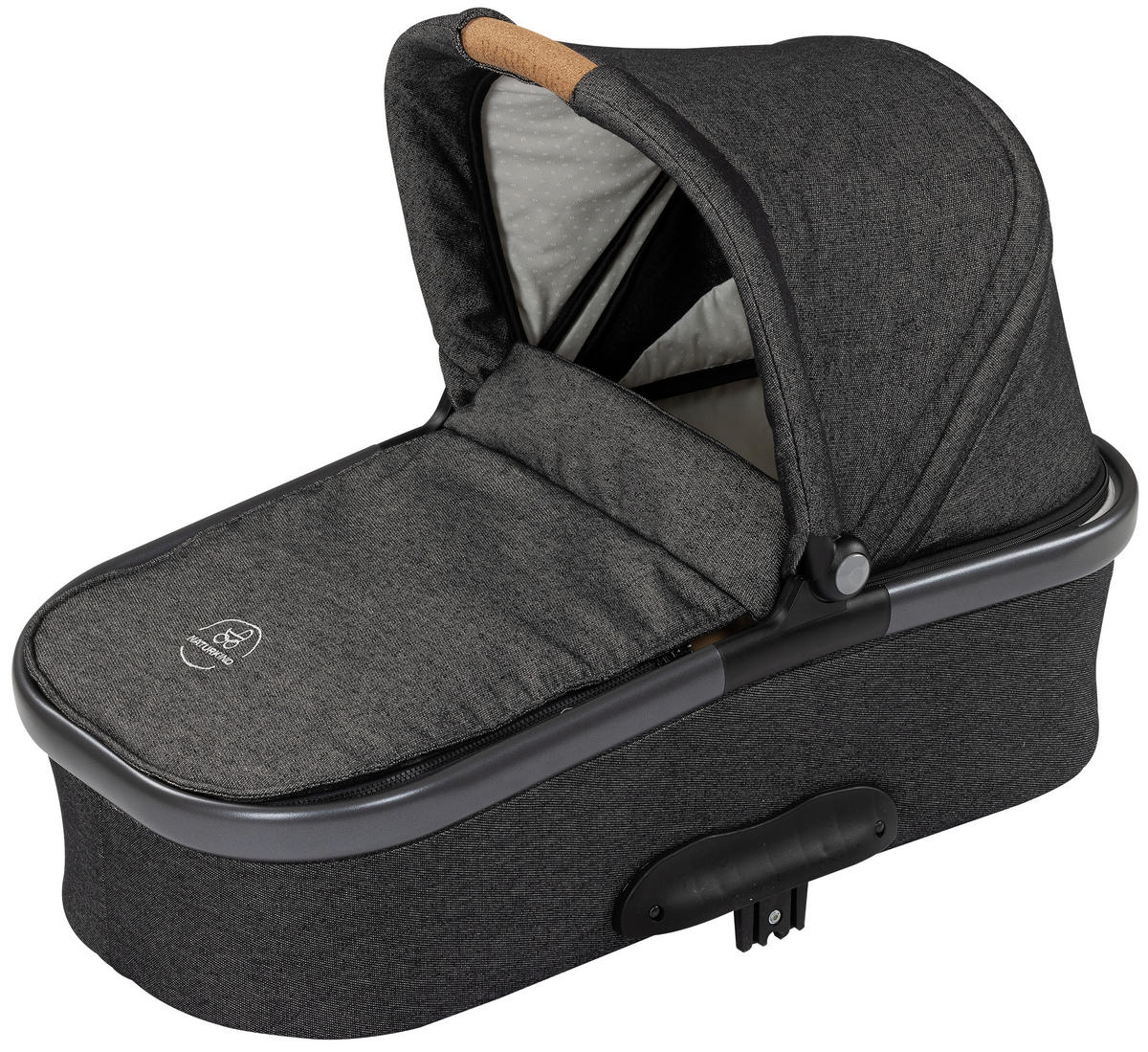 LIEGEWANNE LUX EVO  - Graphitfarben/Weiß, Basics, Textil (80/62/43cm) - Naturkind