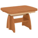 COUCHTISCH Kirschbaum furniert 90-131/65/56-75 cm rechteckig Kirschbaumfarben  - Kirschbaumfarben, KONVENTIONELL, Holzwerkstoff/Metall (90-131/65/56-75cm) - Venda