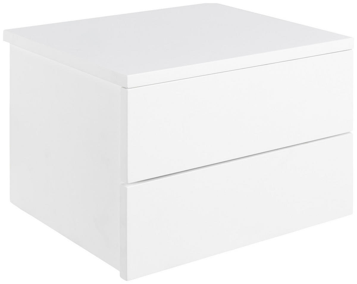 NACHTSCHRANK 37/25/32 cm  - Weiß, MODERN, Holzwerkstoff (37/25/32cm) - MID.YOU