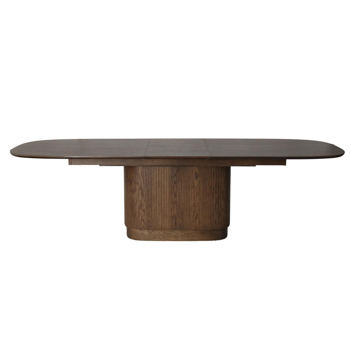 MATBORD 220/110/75 cm delar i massivt trä  trä utdragbar mörkbrun  - mörkbrun, Modern, trä (220/110/75cm) - Niels Andersson
