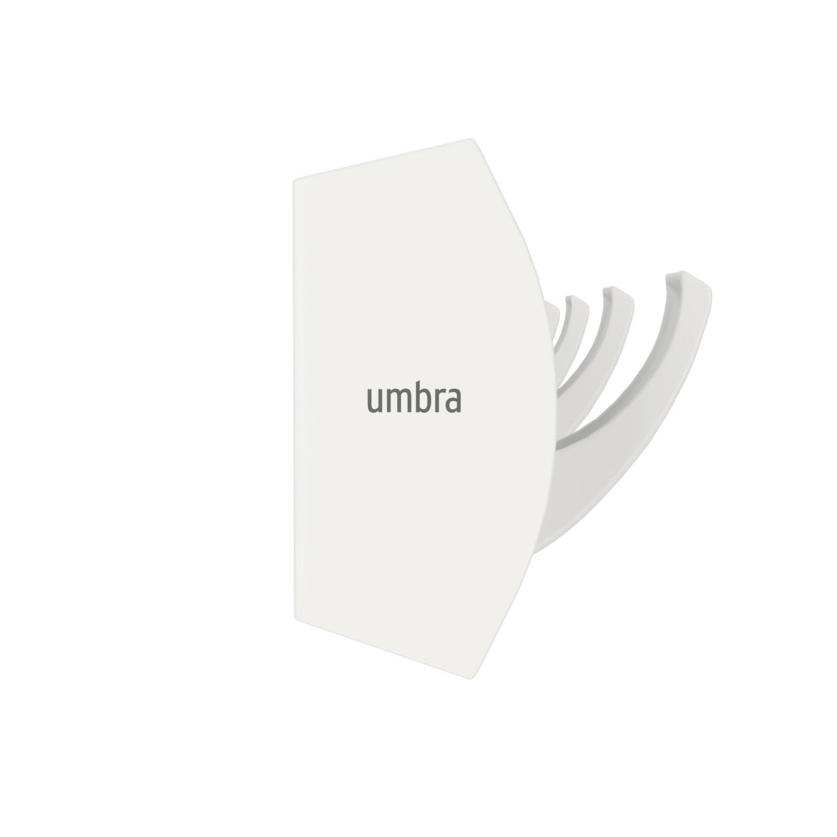 KUKA  bela  drvo, plastika  - bela, Lajfstajl, drvo/plastika (81/6/3cm) - Umbra