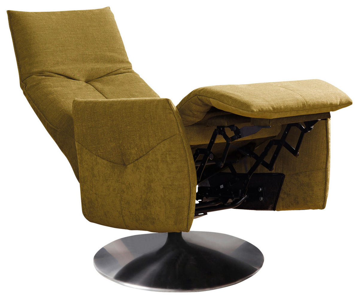 SCAUN DE RELAXARE in textil, piele  - antracit, Konventionell, metal/textil (73/115/89cm) - Himolla