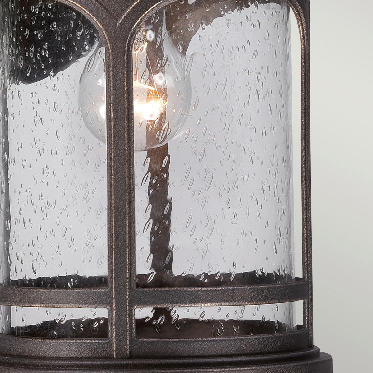 AUSSENWANDLEUCHTE - Bronzefarben, Konventionell, Glas (22,9/25,7/36,7cm) - Elstead Lighting