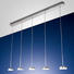 LED-HÄNGELEUCHTE - Alufarben/Weiß, LIFESTYLE, Kunststoff/Metall (136/200cm)