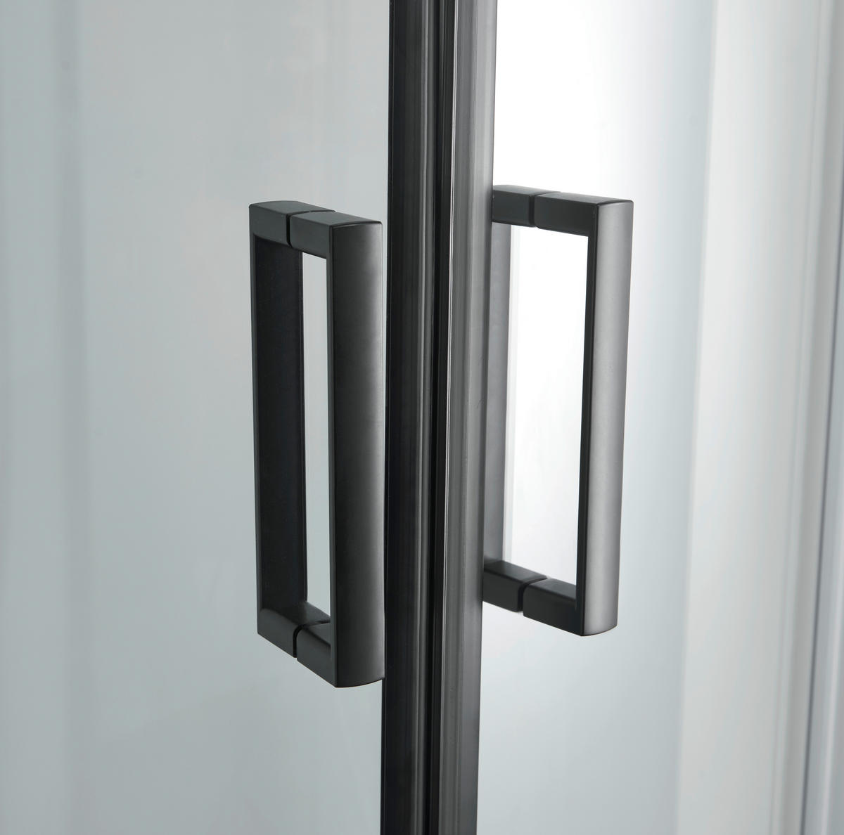 SPRCHOVÝ KOUT černá  - černá, Moderní, sklo (120/80/225cm) - Sanotechnik