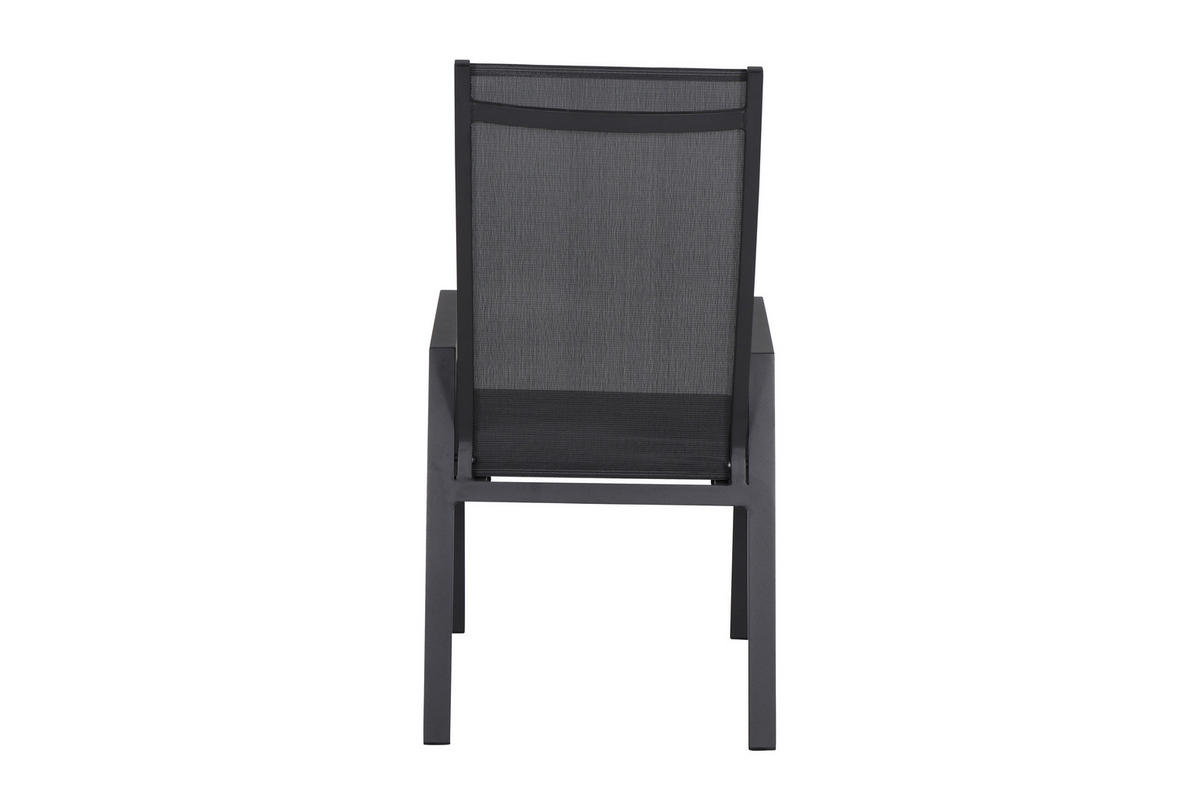 STAPELSESSEL in Metall, Kunststoff Anthrazit  - Anthrazit, KONVENTIONELL, Kunststoff/Metall (60/111,5/74cm) - Siena Garden