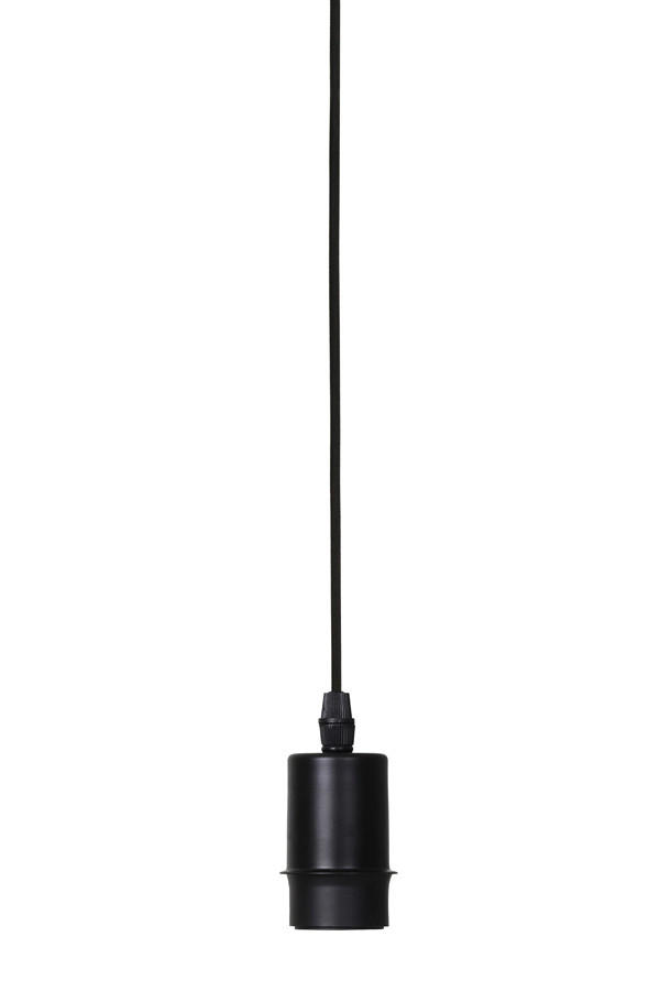 SCHNURPENDEL 120/10/2,5 cm   - Schwarz, Trend, Metall (120/10/2,5cm) - Light & Living