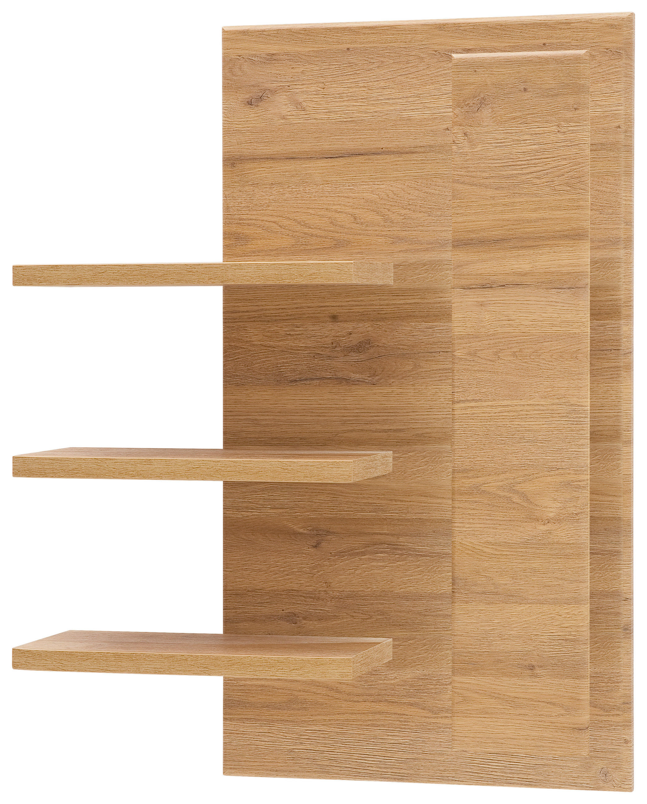 WANDREGAL  76/101/24 cm  - Eichefarben, KONVENTIONELL, Holzwerkstoff (76/101/24cm) - Cantus