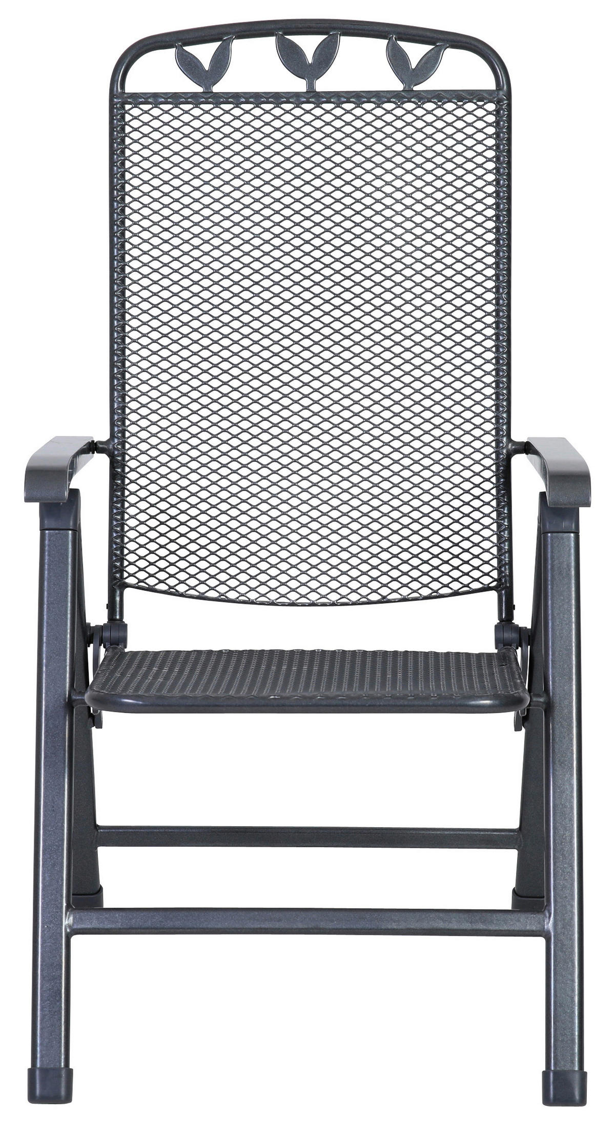 GARTENSTUHL Grau  - Grau, Basics, Metall (58/108/64cm) - Gardenson