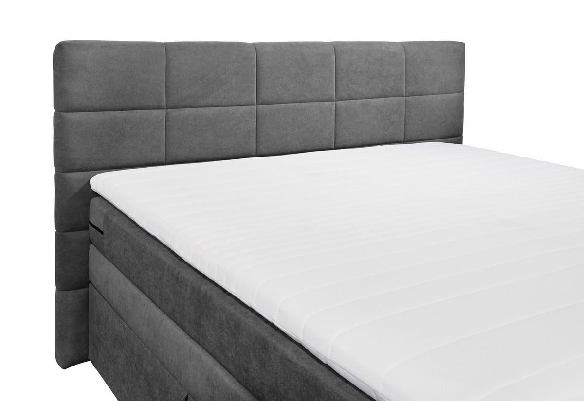 BOXSPRINGBETT 180/200 cm  in Schlammfarben  - Schlammfarben, Konventionell, Kunststoff (180/200cm) - MID.YOU