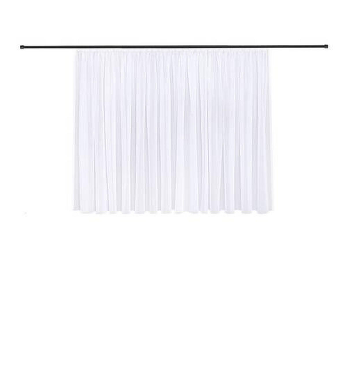 FERTIGSTORE  transparent  300/150 cm   - Weiß, Basics, Textil (300/150cm)