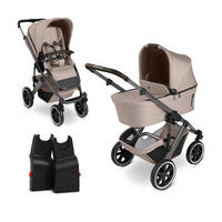 KOMBIKINDERWAGEN Salsa 5 Air  - Beigebraun/Schwarz, Basics, Textil/Metall (63/118/95.5cm) - ABC Design