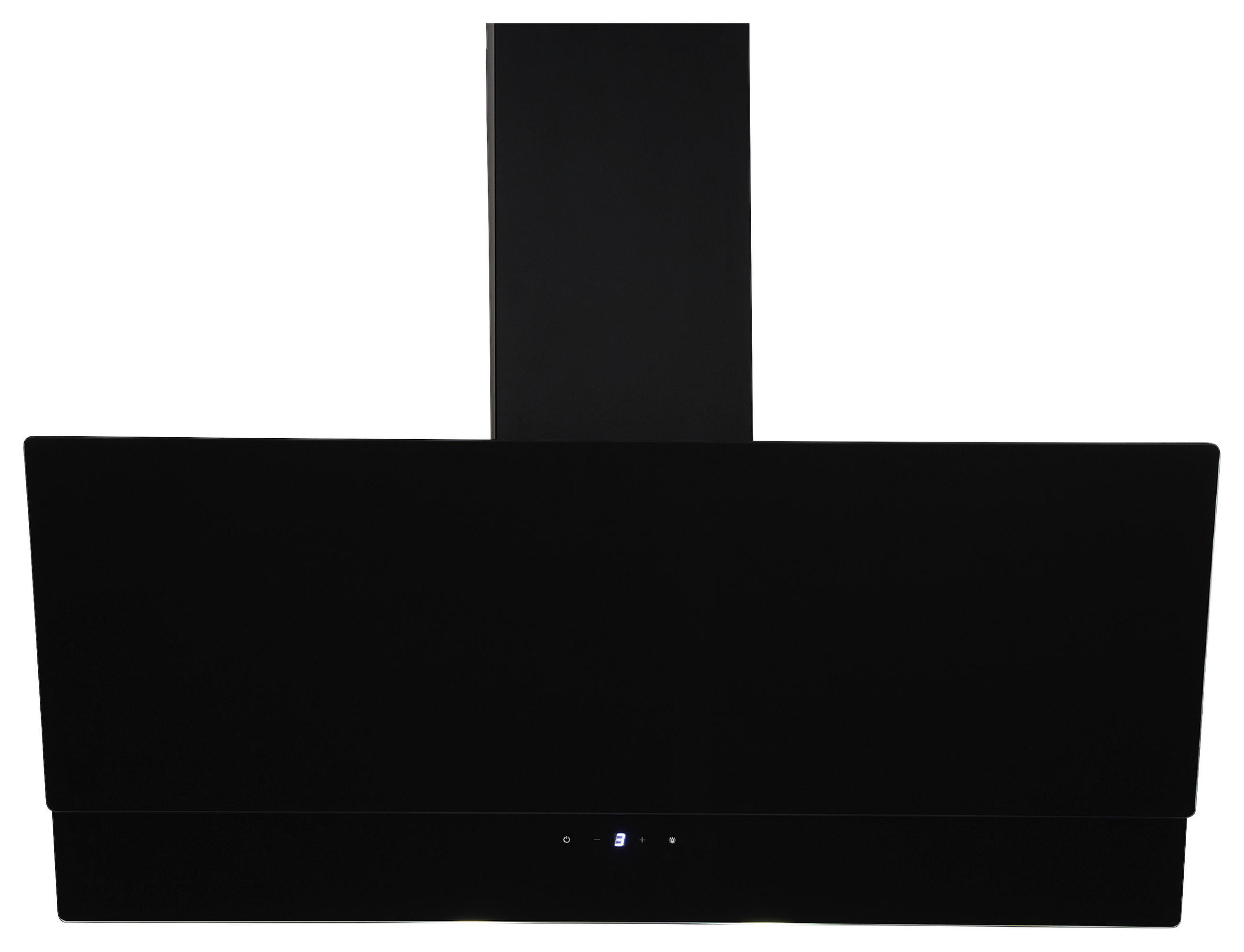 DUNSTABZUGSHAUBE CH66038-90SAM  - Schwarz, Trend, Glas/Metall (89,5/34,5-109,5/38,5cm) - Respekta