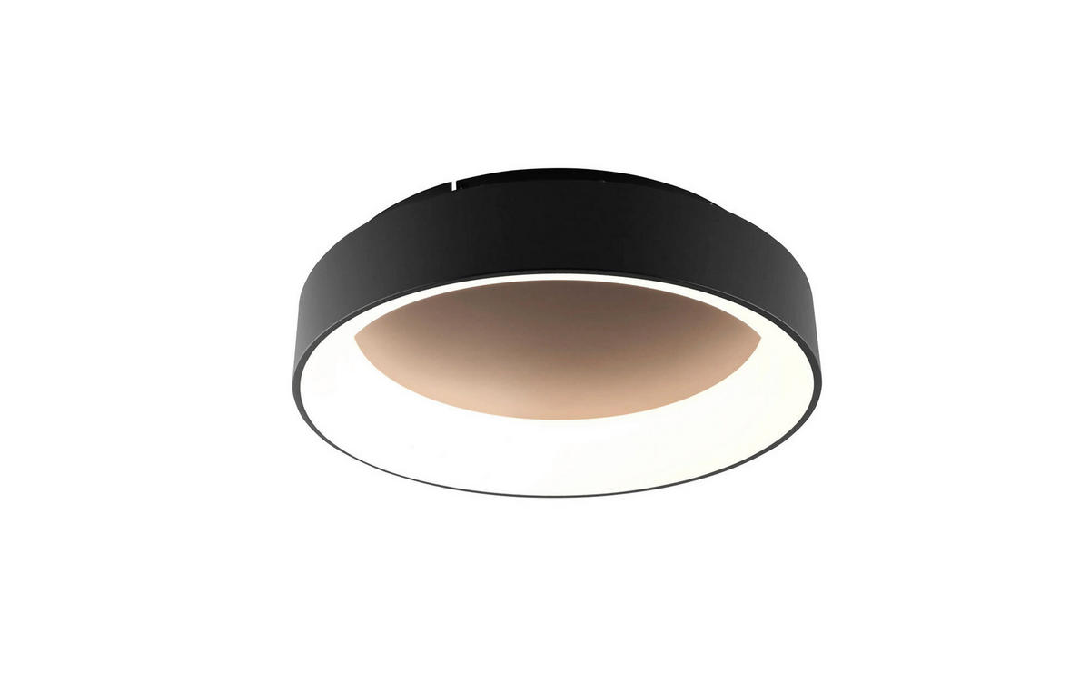 LED-DECKENLEUCHTE Luce Ambiente e Design 60/13 cm   - Schwarz/Weiß, Trend, Kunststoff/Metall (60/13cm)