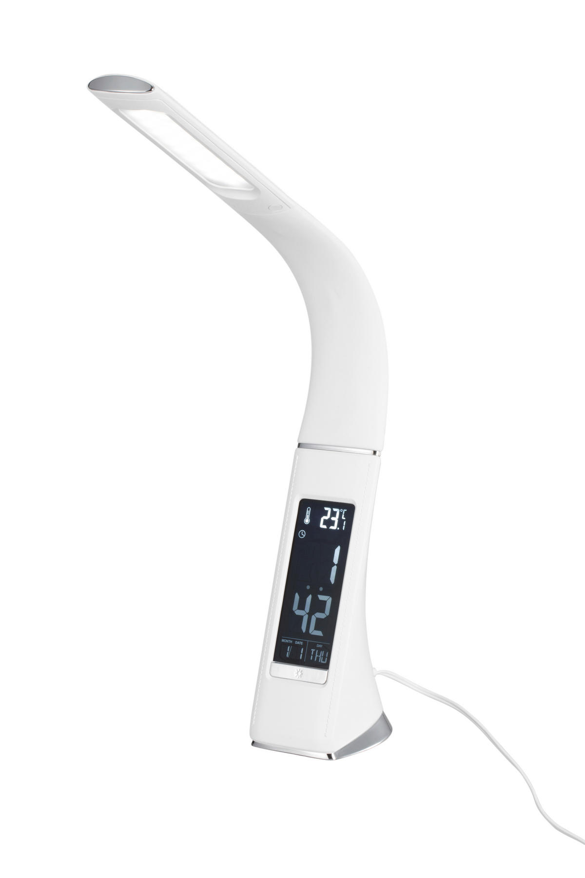 LED-SCHREIBTISCHLEUCHTE - Weiss, Basics, Kunststoff/Metall (9/30cm) - Novel