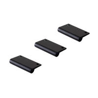 MÖBELGRIFF 4/0,7/2,3 cm   - Schwarz, Basics, Metall (4/0,7/2,3cm) - Sadena