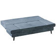SCHLAFSOFA in Grau  - Schwarz/Grau, Design, Textil/Metall (200/85/90cm) - Novel