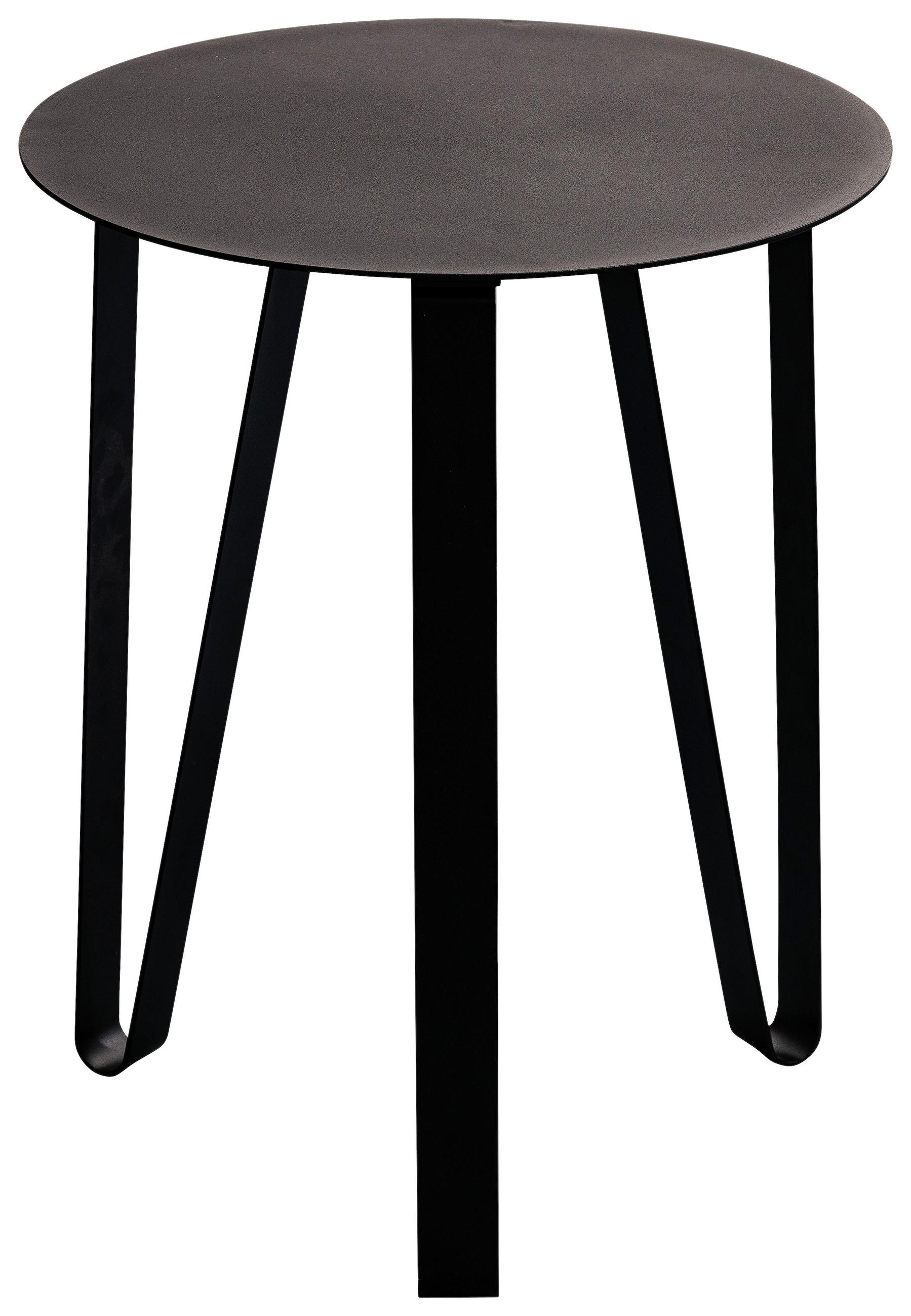KONFERENČNÍ STOLEK, černá, kov, 40/40/50 cm - černá, Design, kov (40/40/50cm) - Xora