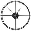 ZIDNI SAT  40 cm        - crna, Osnovno, metal (40cm) - Ambia Home