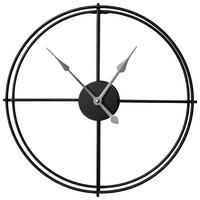 ZIDNI SAT  40 cm        - crna, Osnovno, metal (40cm) - Ambia Home