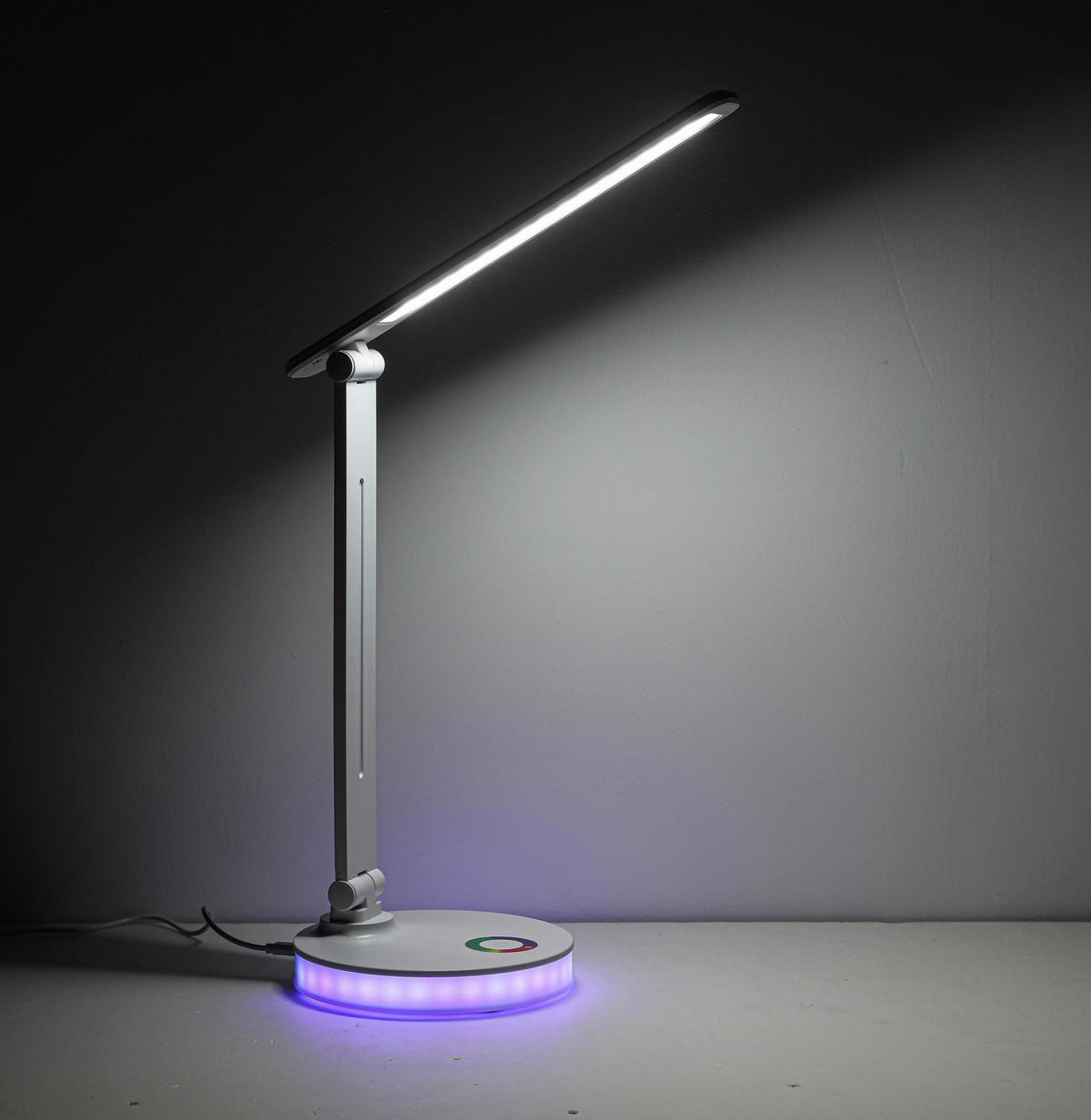LED-SVETILKA ZA PISALNO MIZO   28,5/35/15 cm            - bela/prosojno, Basics, umetna masa (28,5/35/15cm) - Novel
