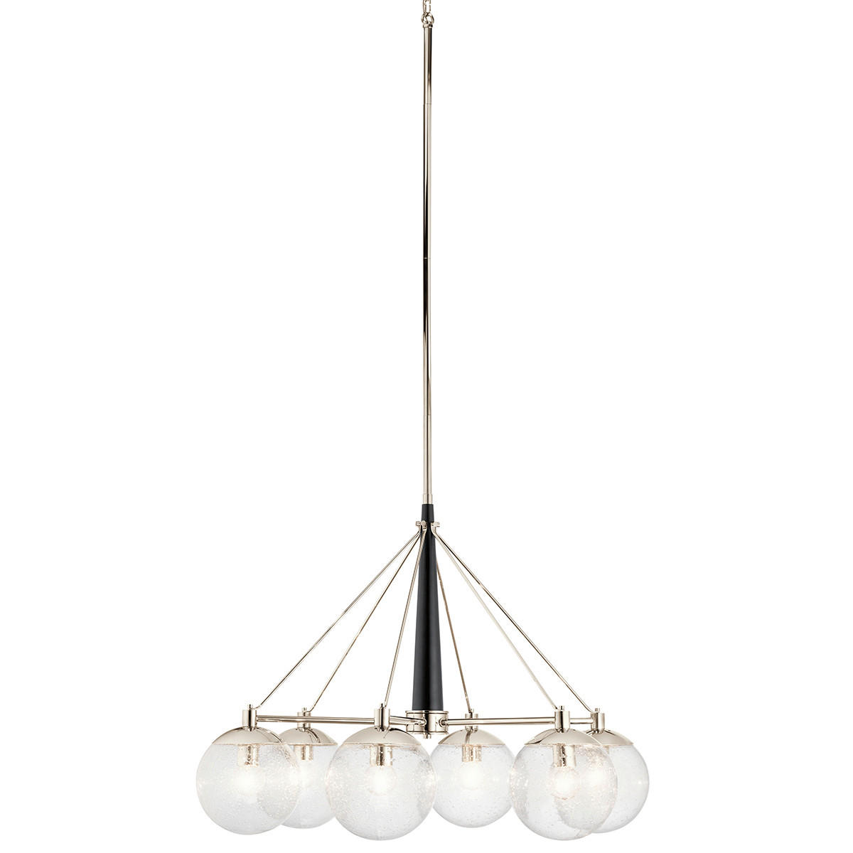 Elstead Lighting Kronleuchter Marilyn Nickel 76.8 cm