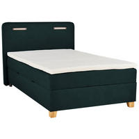 BOXBETT 120/200 cm  in Waldgrün  - Waldgrün, Konventionell, Holz/Textil (120/200cm) - Moderano