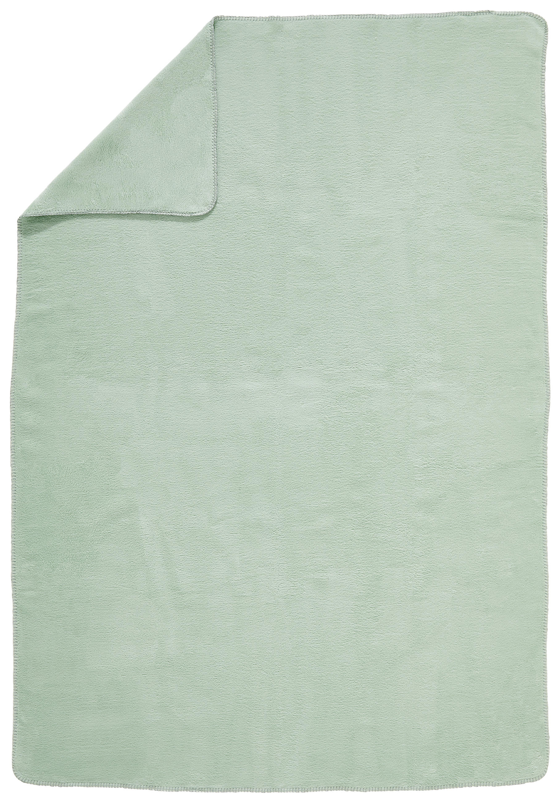 WOHNDECKE 150/200 cm  - Hellgrün, Basics, Textil (150/200cm) - Bio:Vio