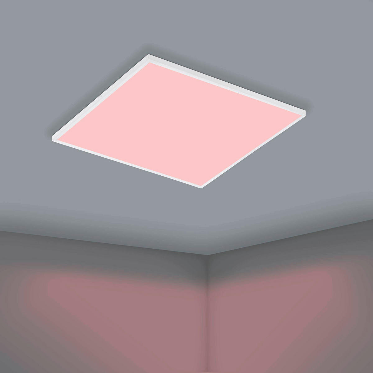 DECKENLEUCHTE    43,7/43,7/6,2 cm  - Weiß, Basics, Metall (43,7/43,7/6,2cm) - Eglo