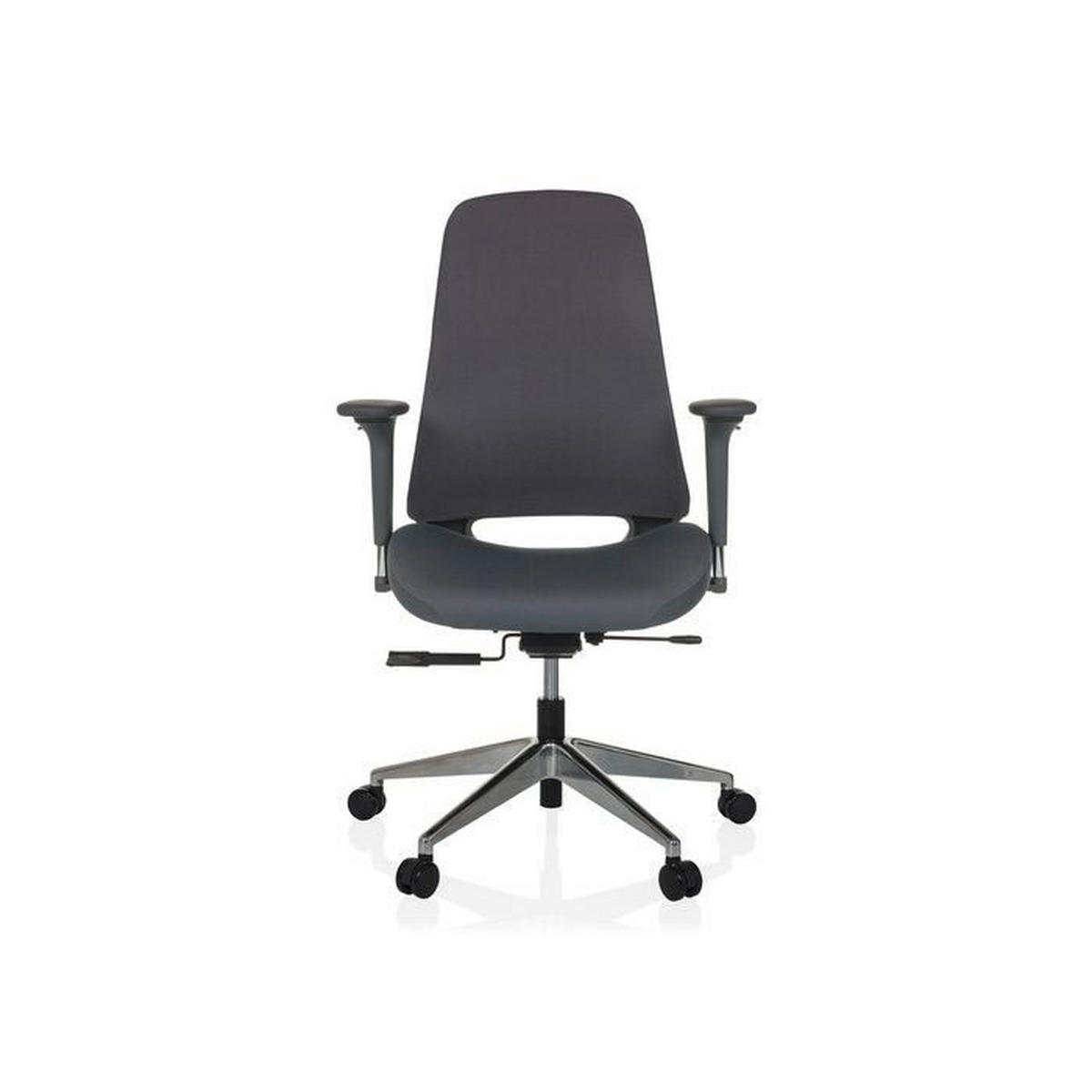 VRTLJIVI STOL tekstil siva  - srebrne barve/siva, Moderno, kovina/umetna masa (64/110 - 119/56cm) - MID.YOU