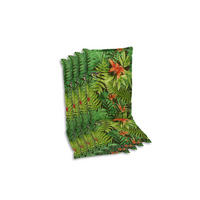 SESSELAUFLAGENSET Blätter  - Dunkelgrün/Hellgrün, Basics, Textil (50/7/120cm)