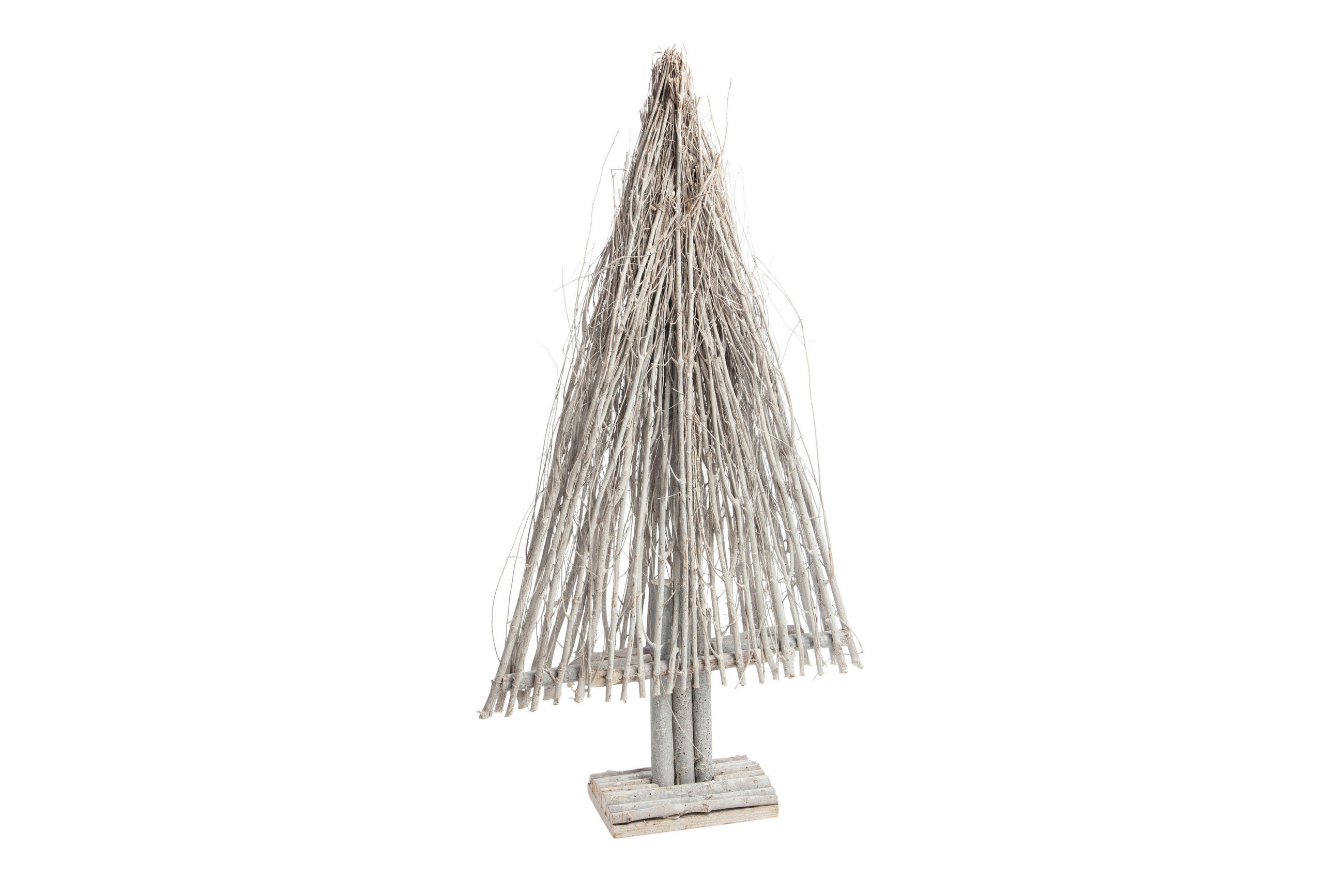 DEKOBAUM - Grauweiß, LIFESTYLE, Holz (40/75cm)