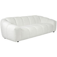 3-SITS SOFFA i vit  - vit, Design, trä/textil (247/73,5/100cm) - Niels Andersson