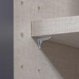 KLEIDERSCHRANK  in Dunkelgrau, Eiche Artisan  - Dunkelgrau/Silberfarben, Design, Holzwerkstoff/Kunststoff (181/197/54cm) - Carryhome