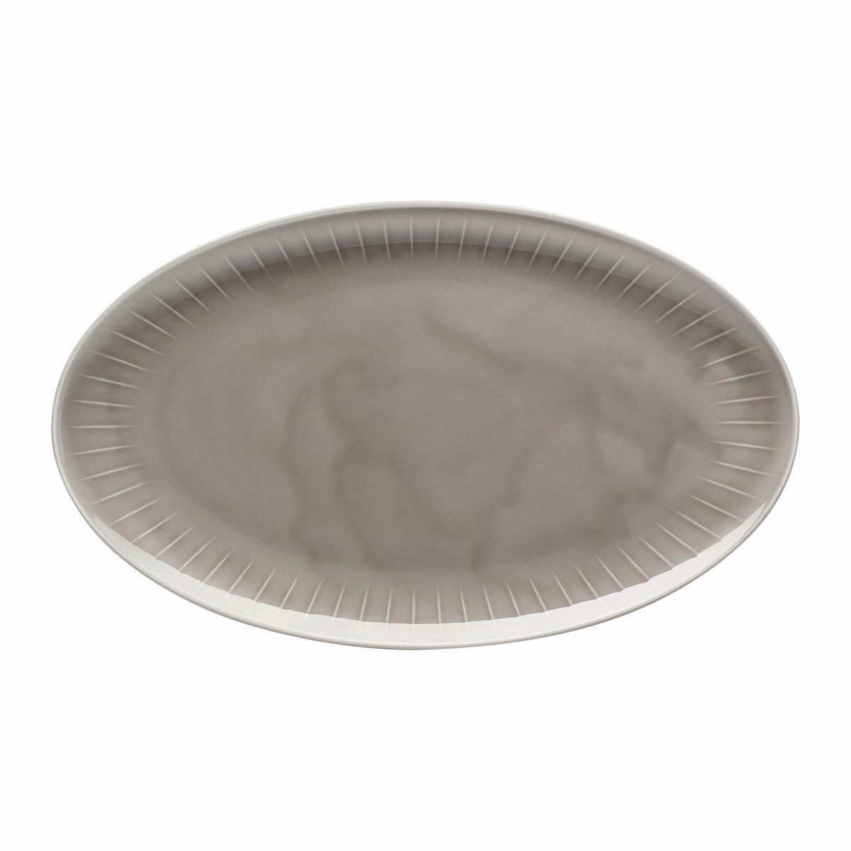 KROŽNIK - siva, Basics, keramika (38cm) - Rosenthal