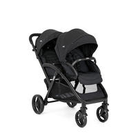 GESCHWISTERWAGEN EVALITE DUO  - Schwarz, Basics, Textil/Metall (56/101,5/104cm) - Joie