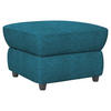HOCKER in Textil Blau  - Blau/Schwarz, KONVENTIONELL, Kunststoff/Textil (68/45/68cm) - Livetastic