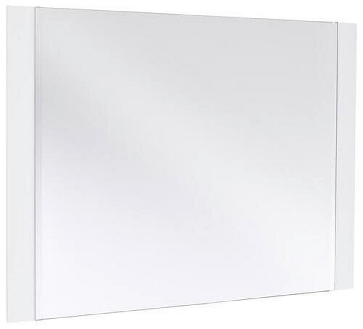 WANDSPIEGEL 90/68/2 cm    in rechteckig  - Weiß, Design, Glas/Holzwerkstoff (90/68/2cm)