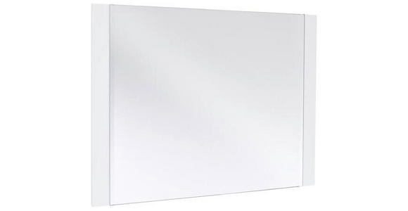 WANDSPIEGEL 90/68/2 cm - Weiß, Design, Glas/Holzwerkstoff (90/68/2cm) - Novel