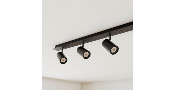 STRAHLER Rocket Black 116/6/12,5 cm  - Schwarz, Basics, Metall (116/6/12,5cm) - Novel