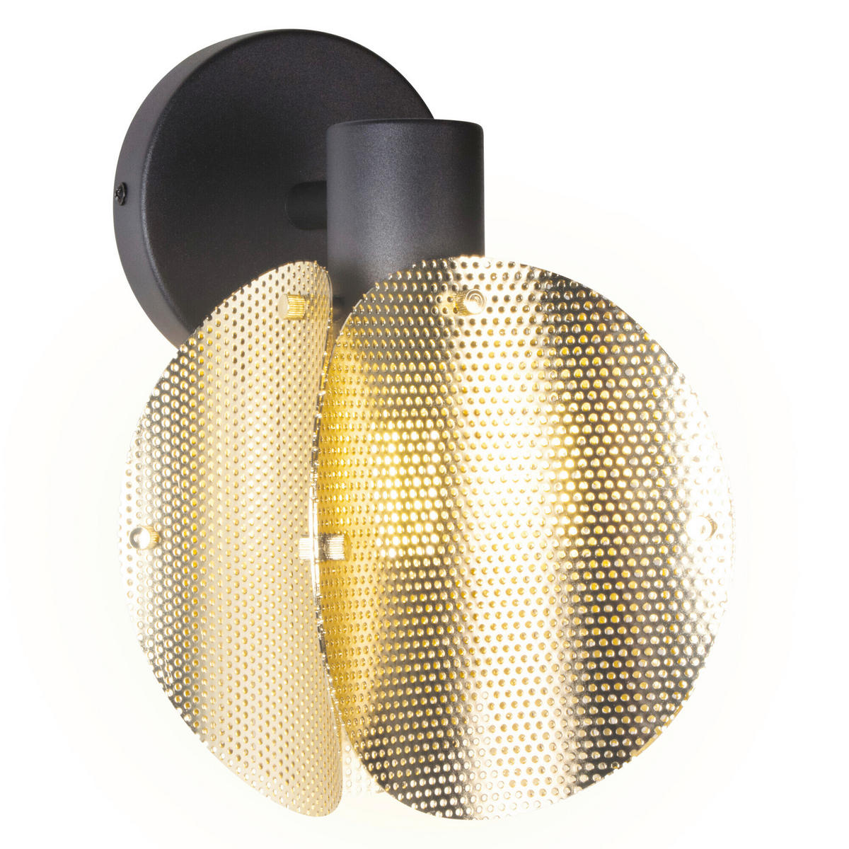 WANDLEUCHTE 14,5/17/25,5 cm   - Goldfarben, Design, Metall (14,5/17/25,5cm) - Osram