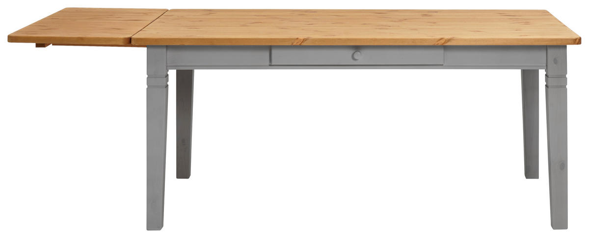 ESSTISCH in Holz 180/90/78 cm  - Laugenfarbig/Grau, ROMANTIK / LANDHAUS, Holz (180/90/78cm) - Boxxx