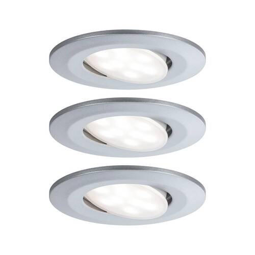 LED-DECKENLEUCHTE 9 cm  - Chromfarben, Basics, Kunststoff (9cm) - Paulmann