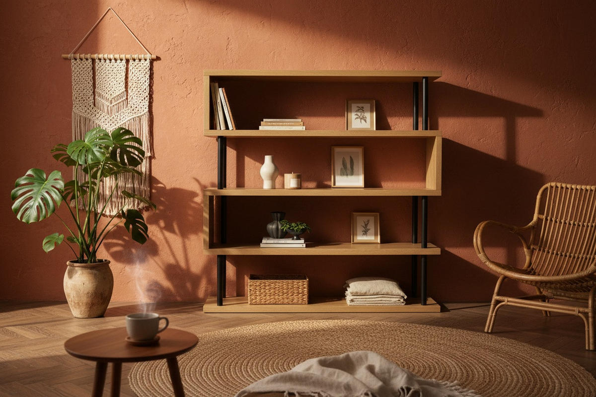 REGAL  156/165/35 cm Schwarz, Eichefarben  - Eichefarben/Schwarz, Basics, Holzwerkstoff/Metall (156/165/35cm) - Xora