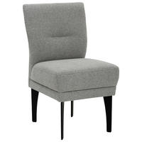 STUHL  in Flachgewebe Textil  - Schwarz/Grau, Design, Textil/Metall (53/92/64cm) - Moderano