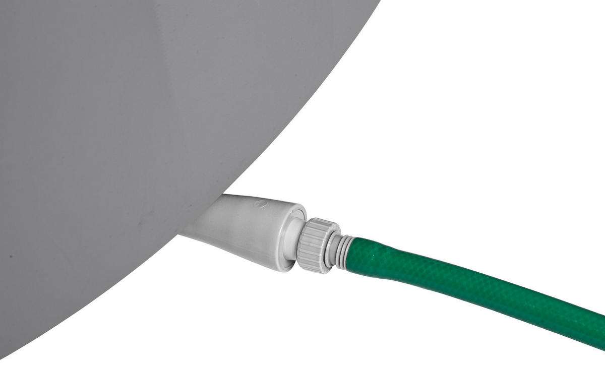 WHIRLPOOL ST. LUCIA 60037 170/66 cm  - Weiß/Grau, Trend, Kunststoff (170/66cm) - Bestway