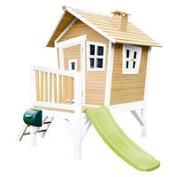 SPIELHAUS ROBIN 264/203/177 cm axi  - Weiss/Braun, Basics, Holz/Kunststoff (264/203/177cm)
